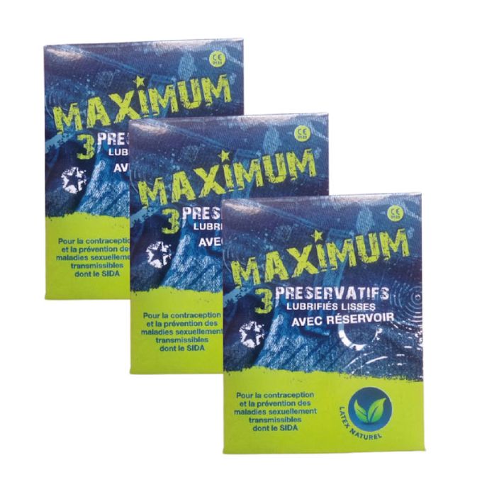 preservatif maximum VERT B3