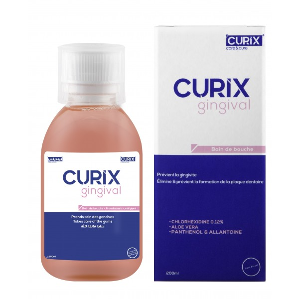 Curix gingival 0.12% bain bouche fl 200ml