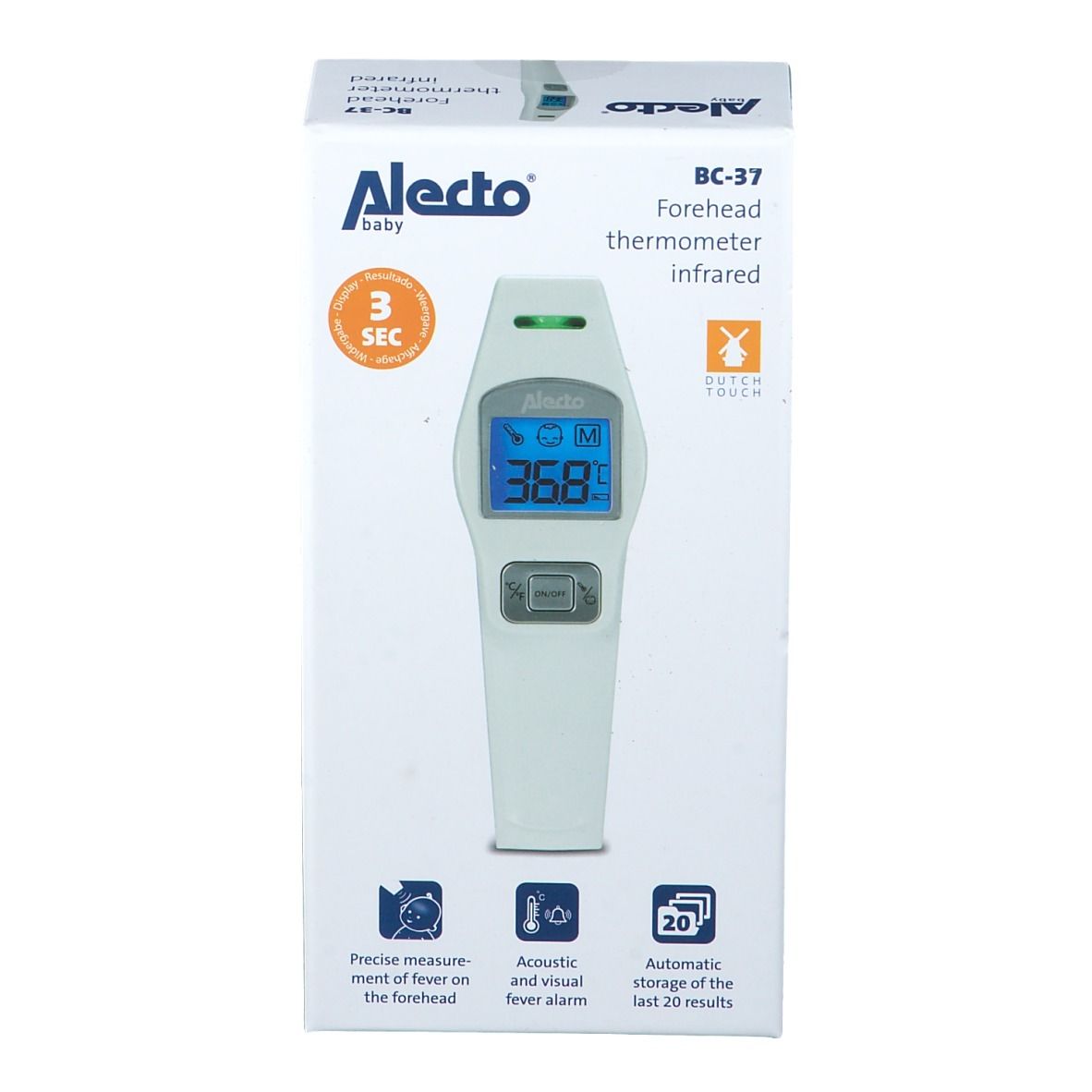 ALECTO BABY BC-37 THERMOMÈTRE FRONTAL INFRAROUGE