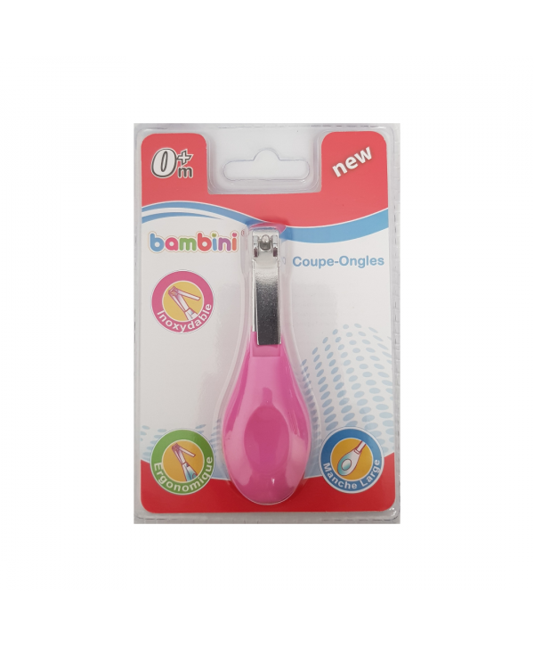 BAMBINI COUPE-ONGLES ROSE