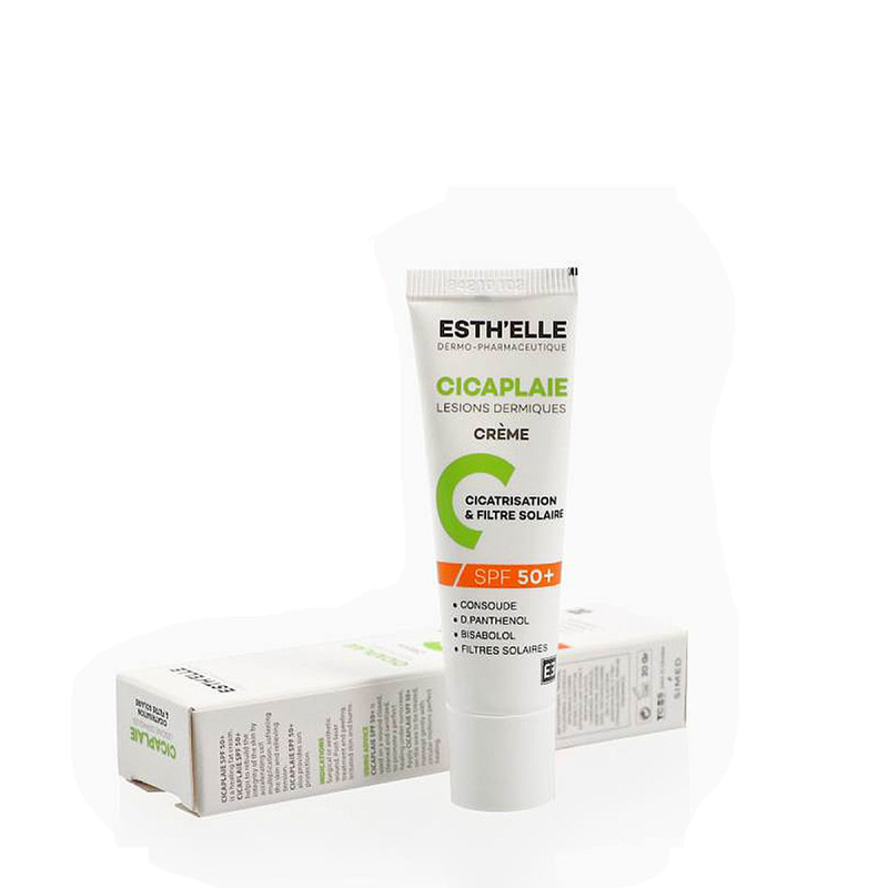 ESTH'ELLE CICAPLAIE CREME CICATRISANTE SPF50+ 20G