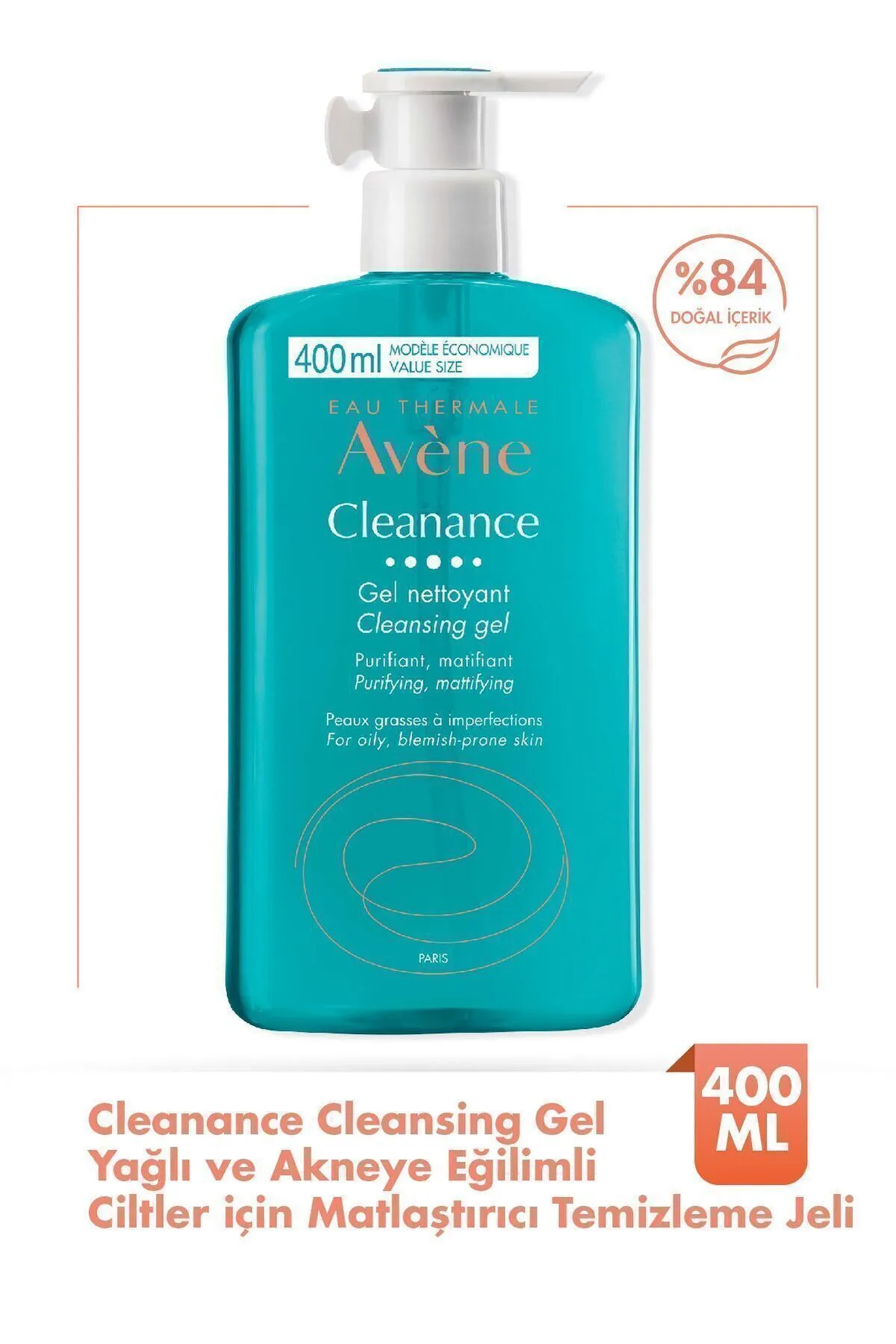 Avene Cleanance Gel nettoyant 400ml