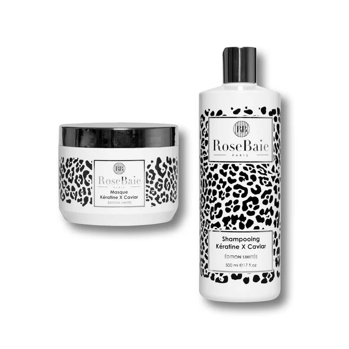 RoseBaie Duo shampoing et masque Gamme Caviar x Kératine