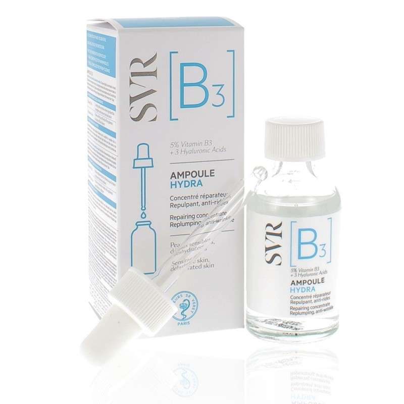 SVR Ampoule B3 Hydra Concentré Réparateur Repulpant