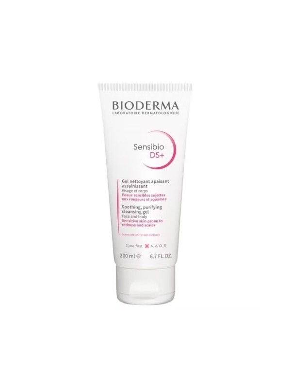 BIODERMA SENSIBIO DS+ GEL NETTOYANT PEAUX SENSIBLES, 200ML