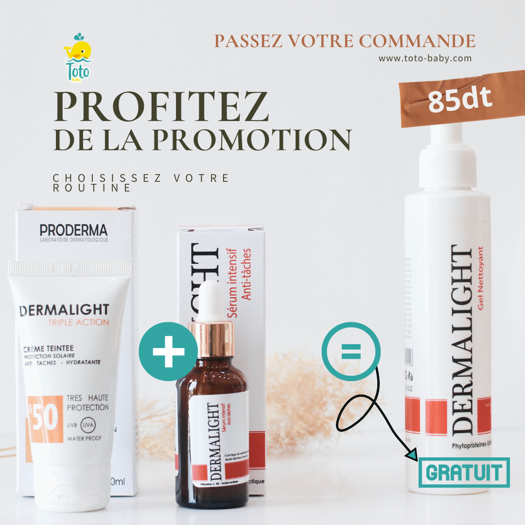 PRODERMA PACK ANTI TACHE + GEL NETTOYANT OFFERT