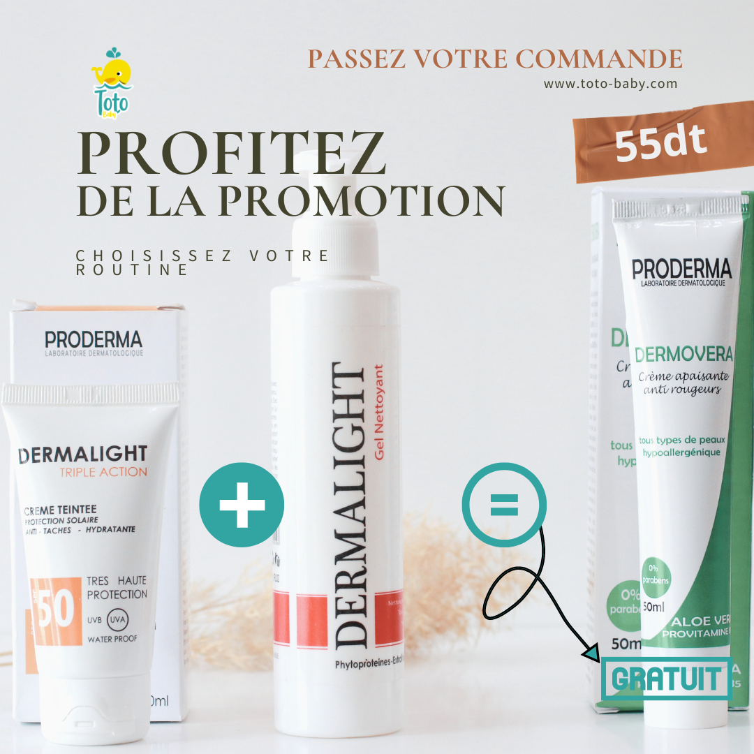 PRODERMA PACK ANTI TACHE +CREME APAISANTE OFFERTE