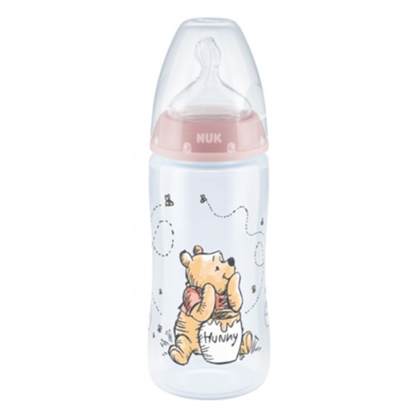 NUK biberon first choice winnie ourson 0-6M 300 ml