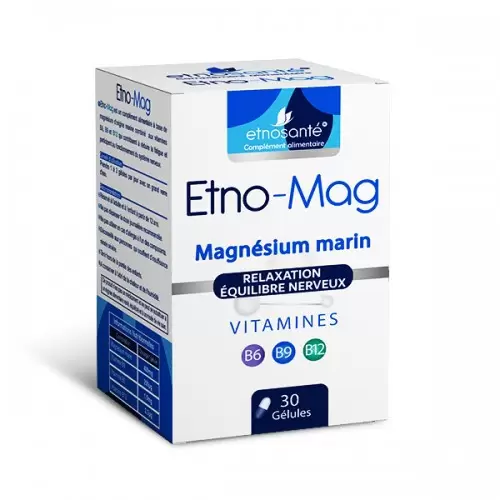 ETNO-MAG Relaxation Équilibre Nerveux 30 Capsules