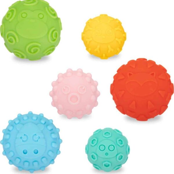 CANPOL Balles sensorielles souples 6pc