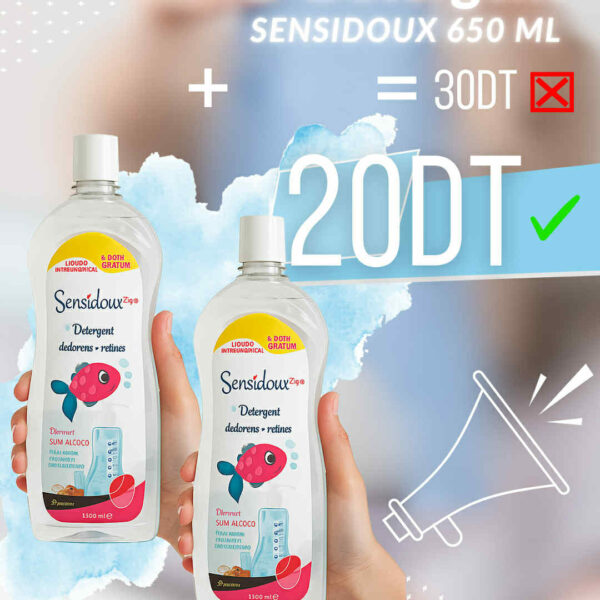 Sensidoux Liquide Nettoyant Biberons 650 ml