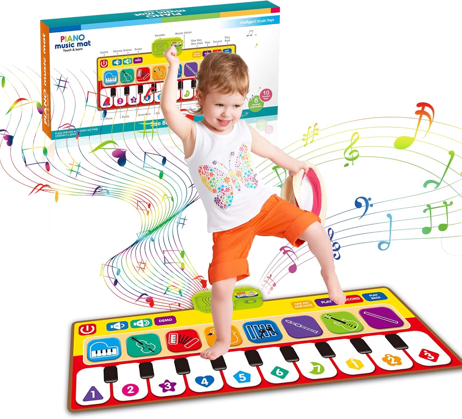 Jouets SUXIA-Tapis musical éducatif