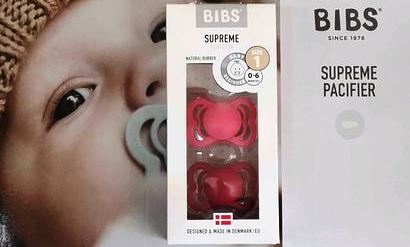 Pack de 2 sucettes BIBS Supreme taille 1 (0-6 mois)