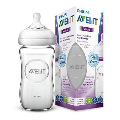 AVENT BIBERON NATUREL EN VERRE 240ML