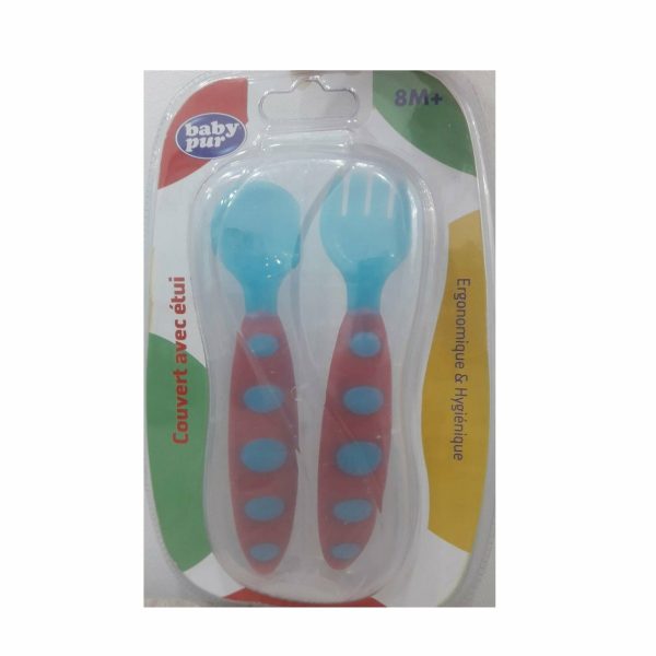 BABY PUR Couverts avec Étui 8M+