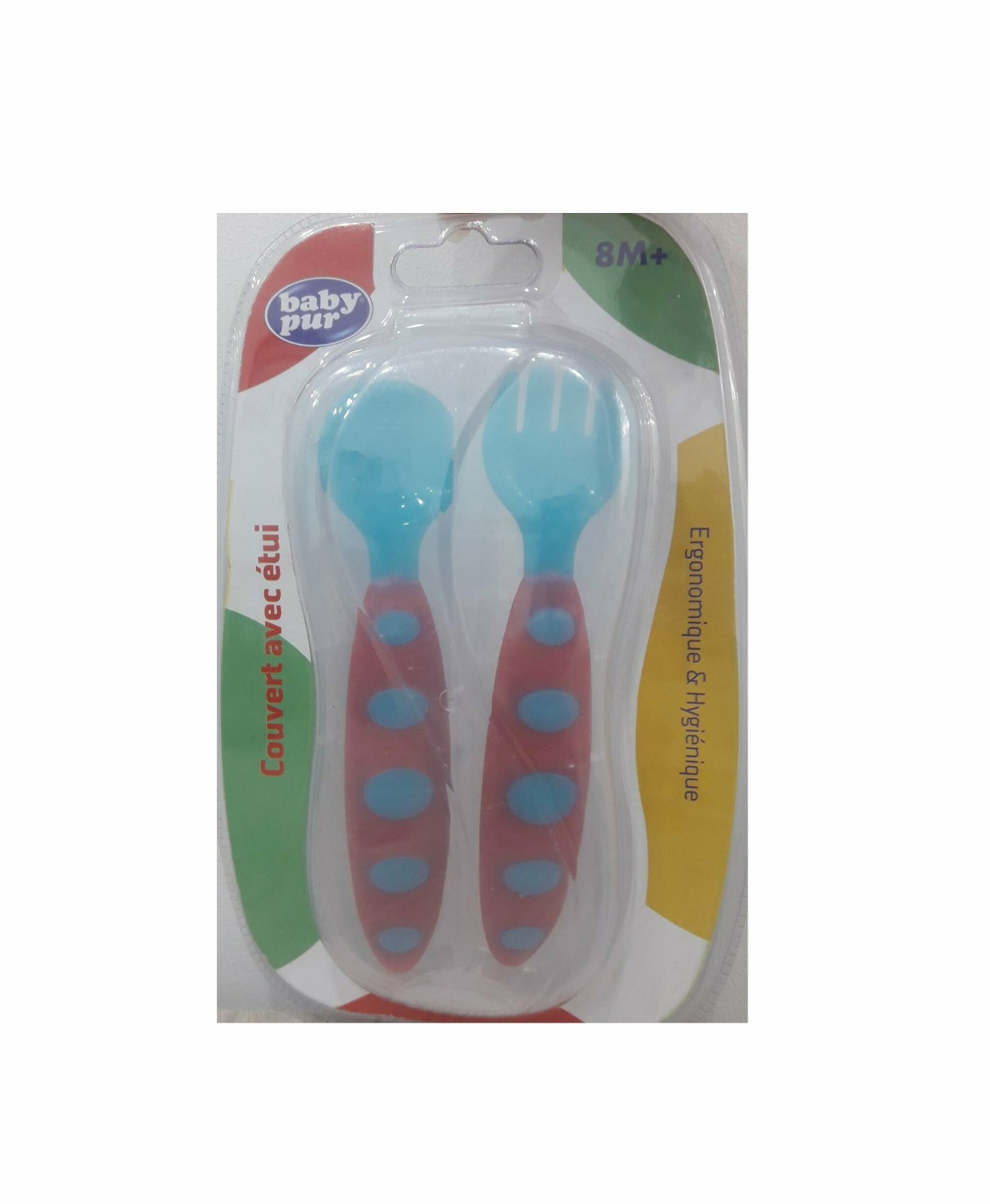 BABY PUR Couverts avec Étui 8M+