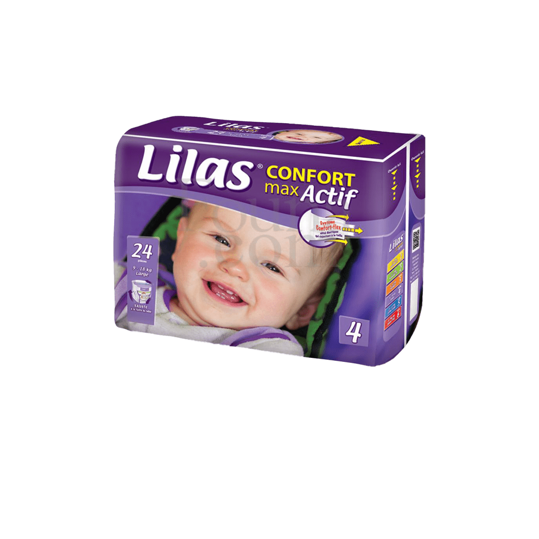 lilas couche bébé 9/18