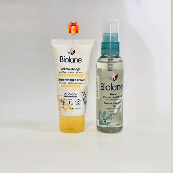 BIOLANE HUILE D'AMANDE DOUCE 75ML AVEC CREME DE CHANGE GRATUITE