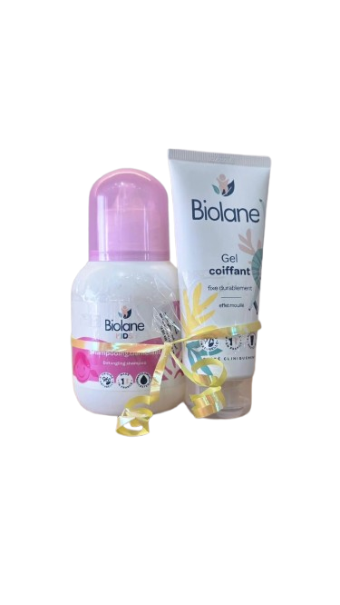 Shampoing et gel coiffant Biolane