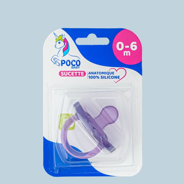 Sucette Pocobaby en silicone