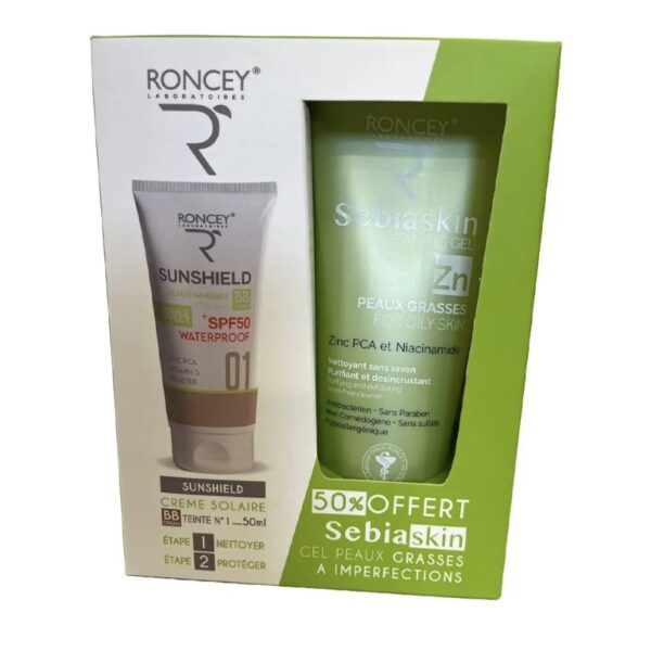 Roncey Coffret Sunshield pour Peaux Grasses