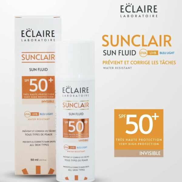 Éclaire Écran Solaire SunClair Invisible SPF50+ Anti-Taches