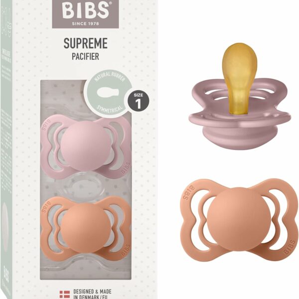 BIBS COUTURE SUCETTE SILICONE LOT DE 2 (0-6 MOIS)