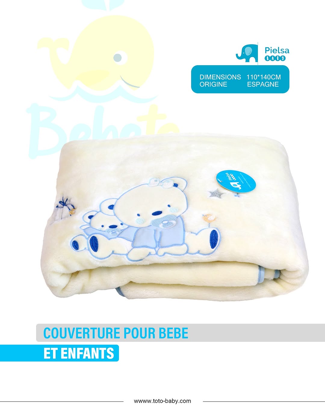 Couverture Pielsa motif Bear