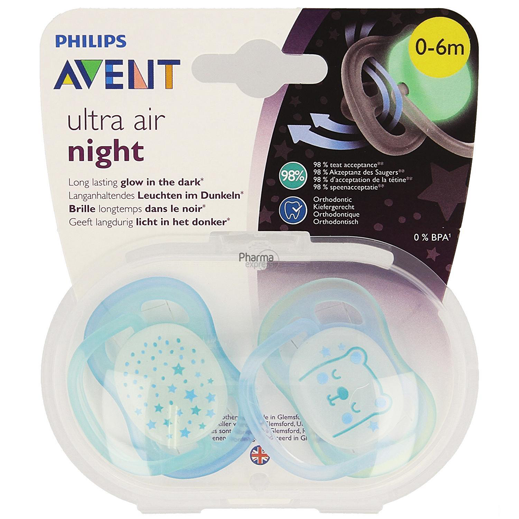 PHILIPS AVENT PACK 2 SUCETTES 0-6M