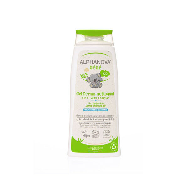 ALPHANOVA GEL DERMO PURE 2 EN 1 BIO 200 ML