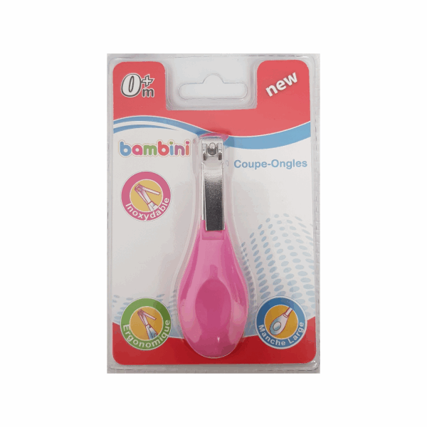 BAMBINI COUPE-ONGLES ROSE