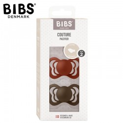 lot de 2 tétines en silicone BIBS Taille 2 (6-18 mois)