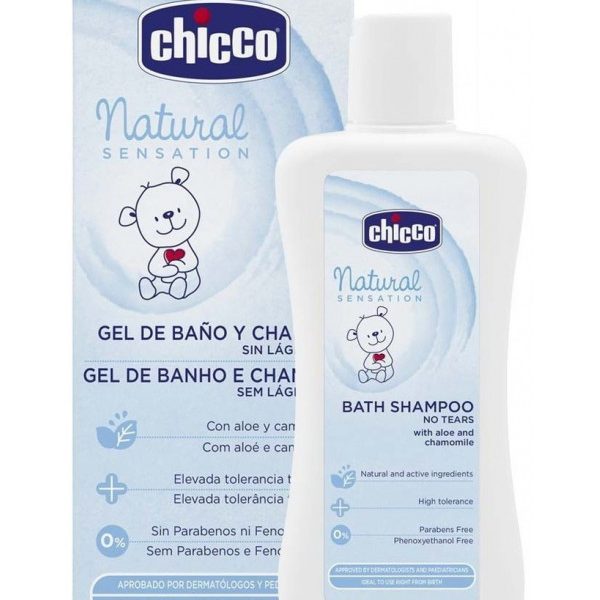 Chicco shampooing et douche natural sensation 200 ml