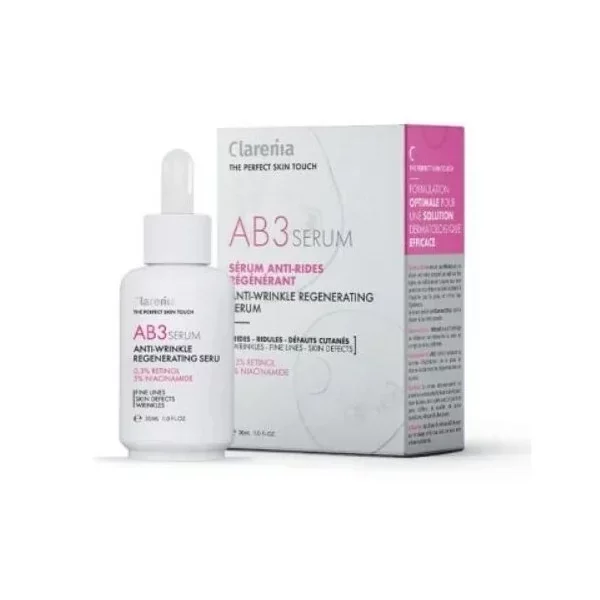 Clarenia AB3 Sérum Anti-Rides 30ml – Soin Visage Régénérant
