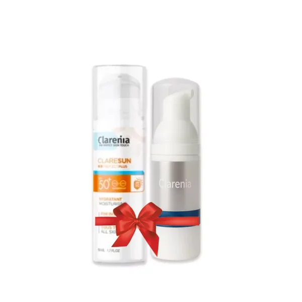 Clarenia Écran Hydratant SPF50+ – Soin solaire invisible visage