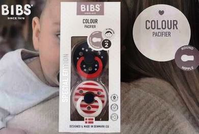 BIBS COLOUR STAR-STRIPES (6-18 MOIS)