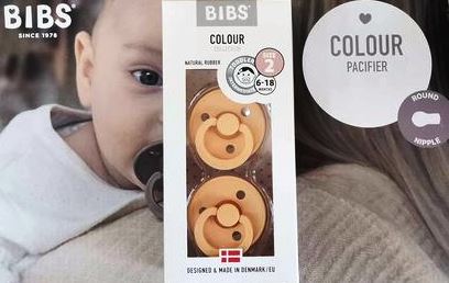 BIBS DUO COLOUR PEACH