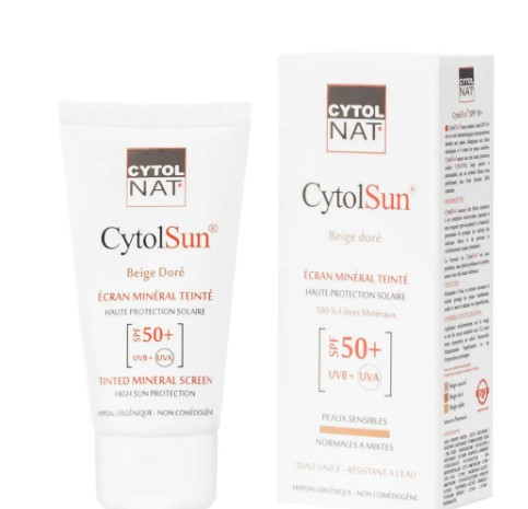 CytolSun Écran SPF 50+ Teinté Beige Doré