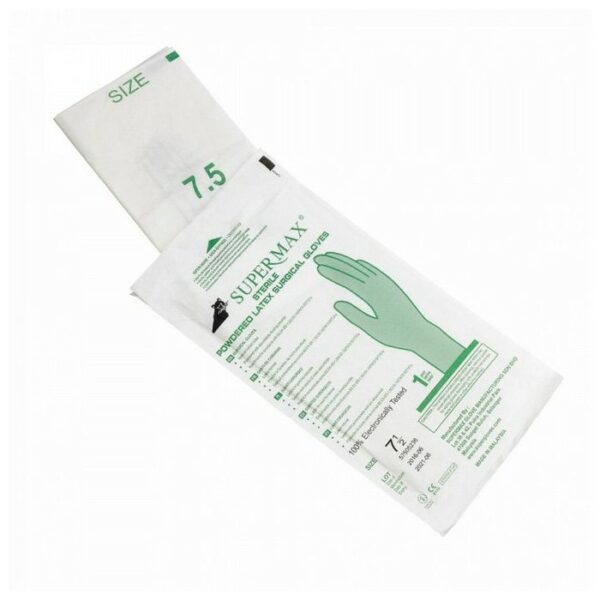 Gants steriles paire taille 7.5