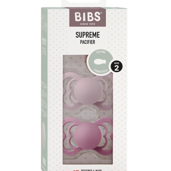 Pack de 2 sucettes BIBS 6-18 mois