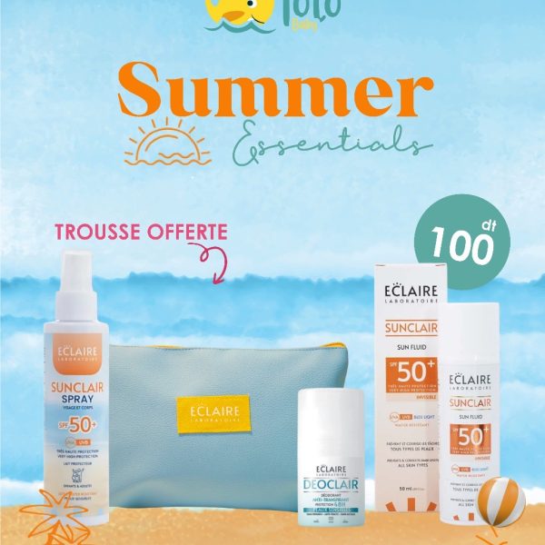 Pack Eclaire – Protection SPF 50+ Visage & Corps + Déodorant