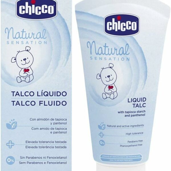 CHICCO NATURAL SENSATIONS - TALC LIQUIDE-100ML