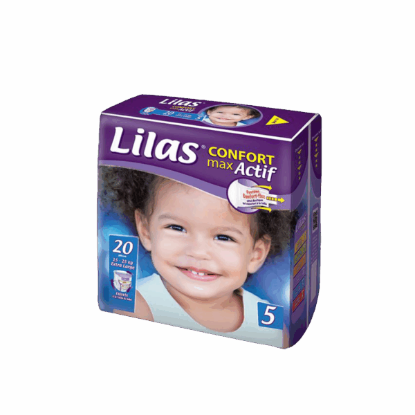 lilas couche bébé 15/25
