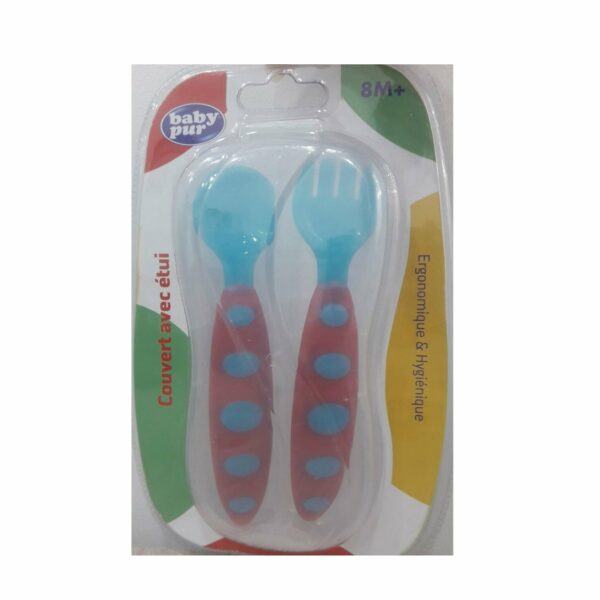 BABY PUR Couverts avec Étui 8M+