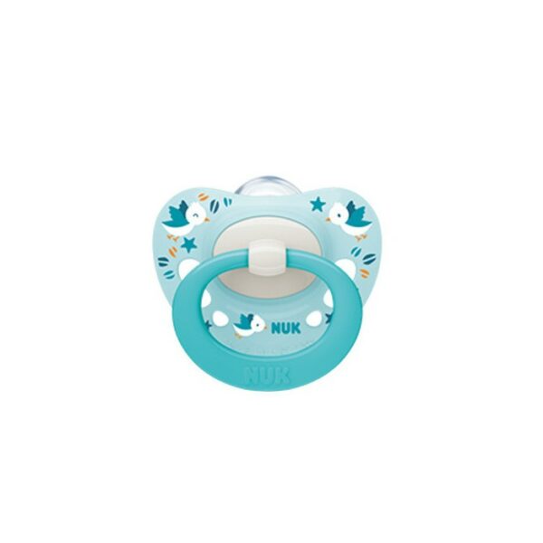 Sucette NUK Signature Bleu Oiseaux
