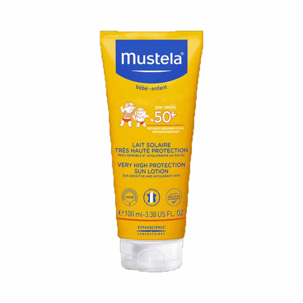 MUSTELA Lait solaire tres haute protection 100ml
