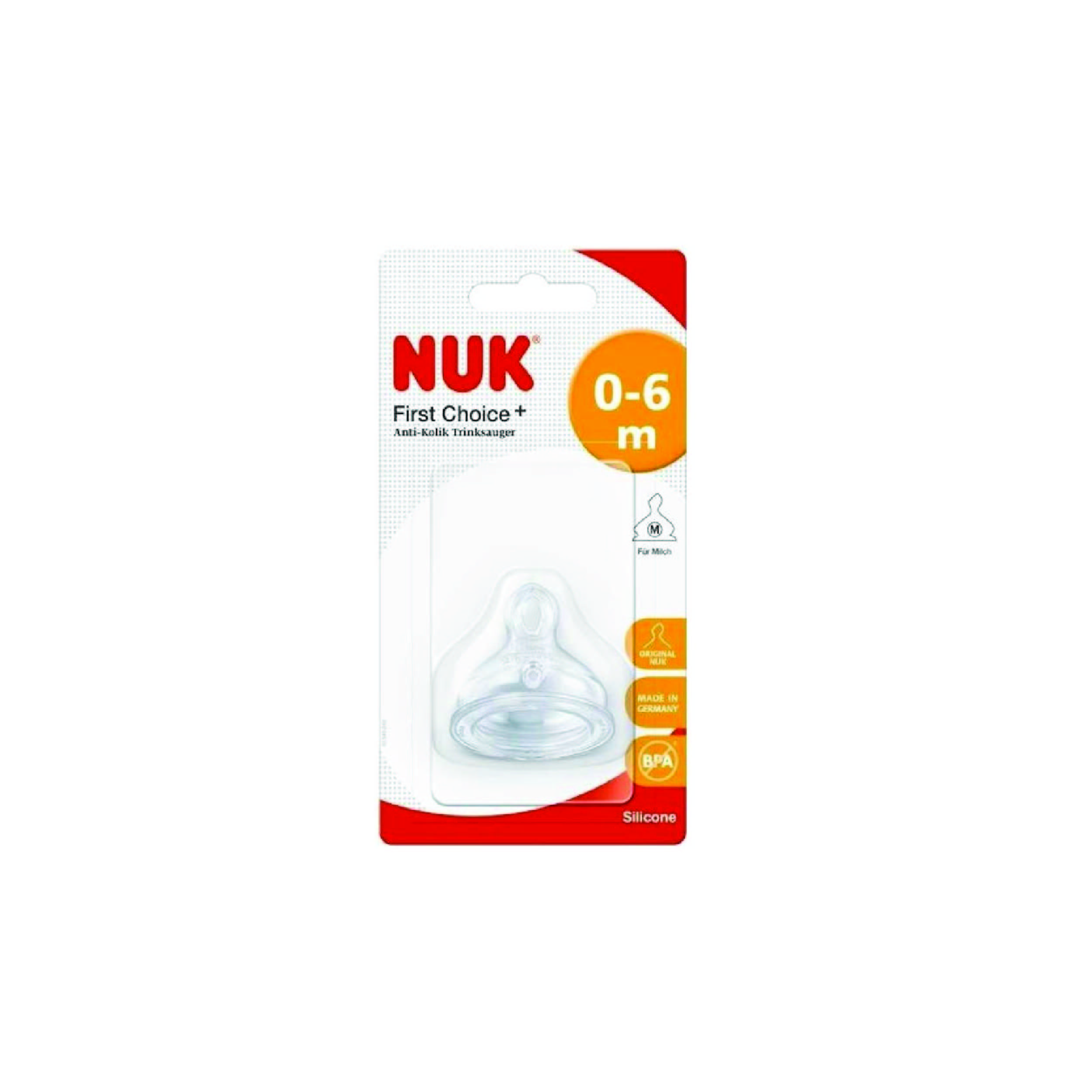 NUK tétine 1er âge First Choice