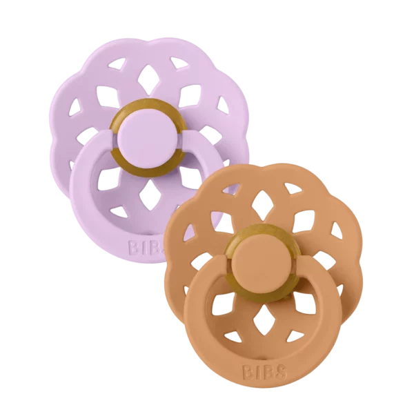 BIBS PACIFIER size 1 - Violet Sky/Pumpkin