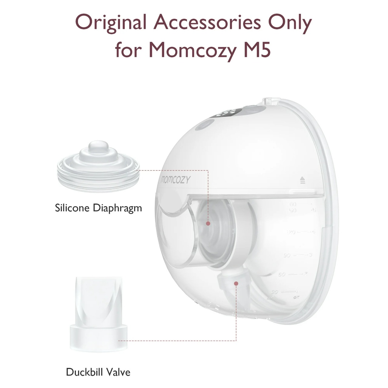 Accessoires Momcozy M5 - Diaphragme & Valve (3)