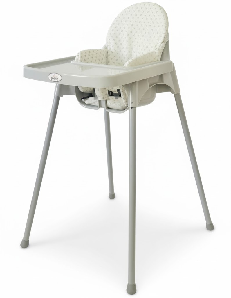 Chaise Haute Bébé Gris clair